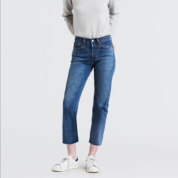 levi's wedgie dark wash